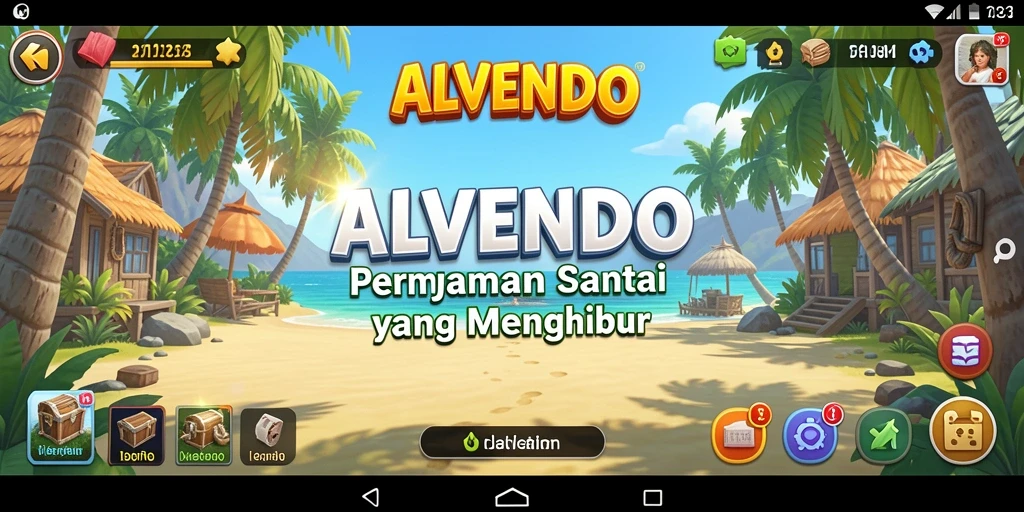Screenshot gameplay ALVENDO yang menampilkan suasana permainan yang seru.