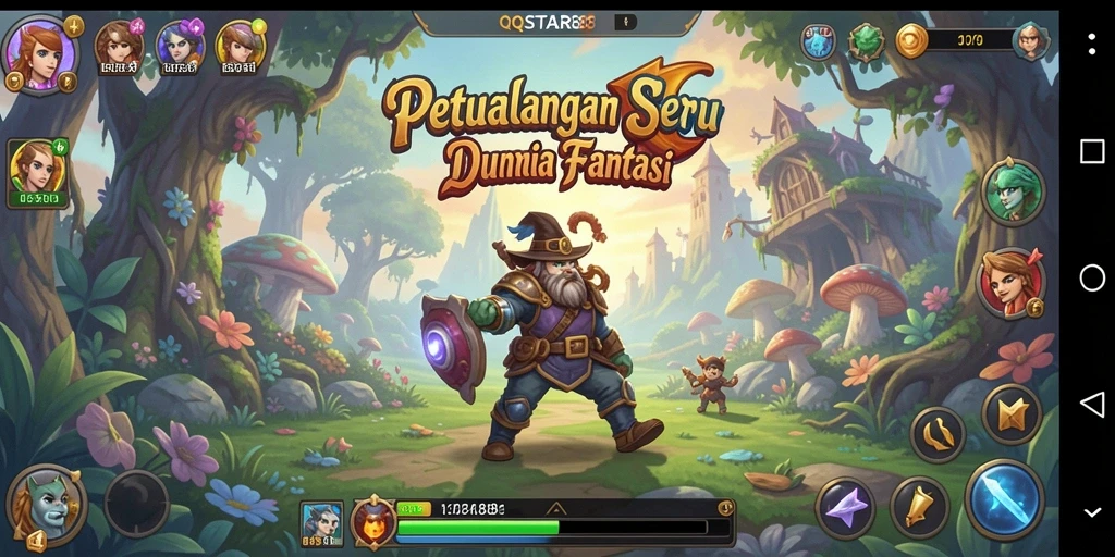 Tangkapan layar utama <strong>QQSTAR88</strong> menunjukkan aksi petualangan yang mendebarkan.