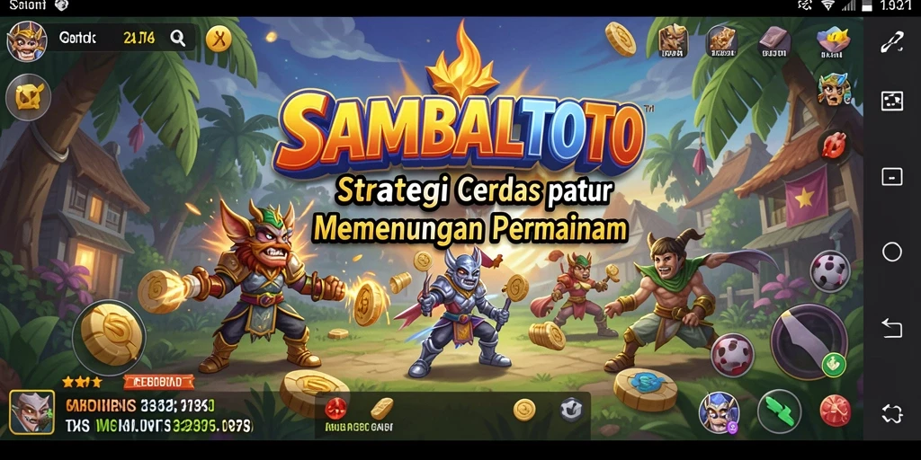 Tampilan gameplay menarik dan penuh strategi dari SAMBALTOTO.