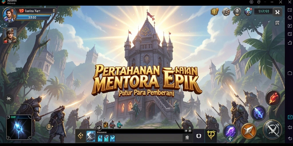 Gameplay V21 yang mendebarkan dalam Tower Defense.