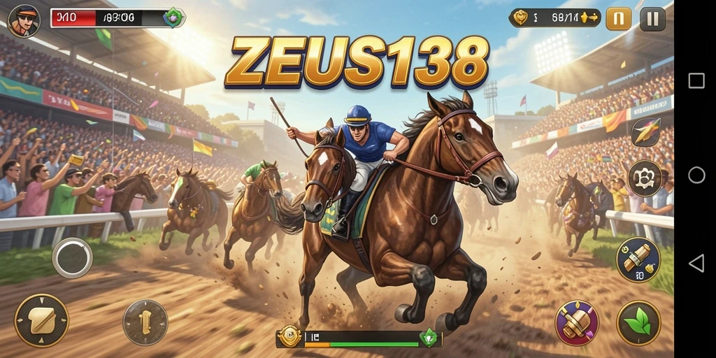 Tampilan seru dari balapan cepat di ZEUS138.