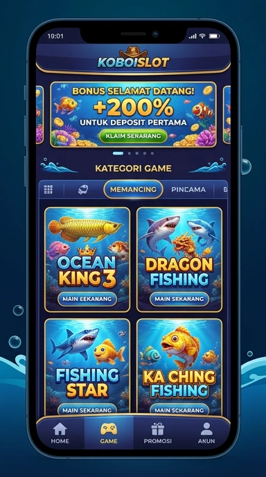 Screenshot aplikasi koboislot saat mengunduh favorit saya.
